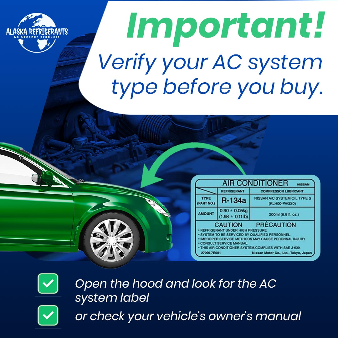 Home Kit – Alaska Refrigerants R134a Replacement Refrigerant for Vehicles + Hose and Gauge - Image 5