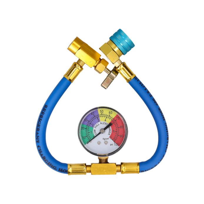 Alaska Refrigerants R1234yf Hose and Gauge (1/2 Acme bottle connection)
