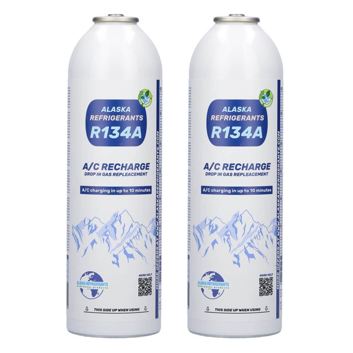 2 x Alaska Refrigerants R134a Replacement Refrigerant for Vehicles
